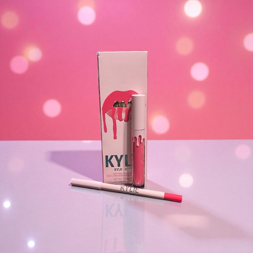 Kylie Cosmetics Velvet Lipstick and Lipliner Set NIB shade 203 Part Girl Velvet